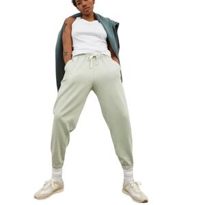 Everlane track joggers in Light Green